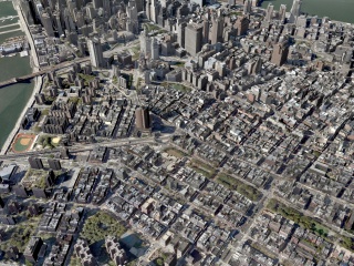 城市规划C4D模型