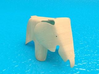 玩具大象C4D模型