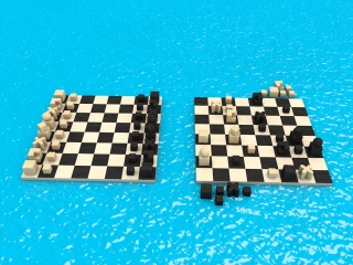 象棋棋盘C4D模型