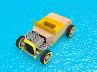 玩具车C4D模型