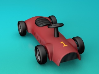 玩具汽车C4D模型