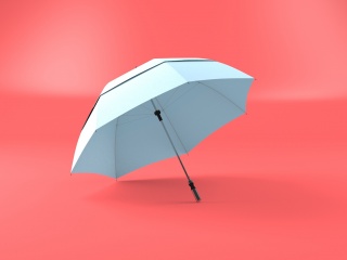 雨伞C4D模型