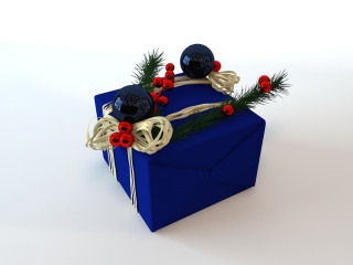圣诞礼物C4D模型