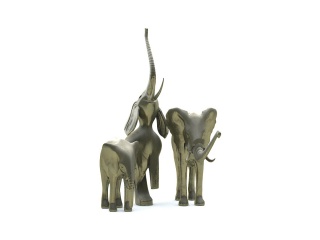 大象陈设品C4D模型