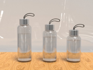 玻璃瓶C4D模型