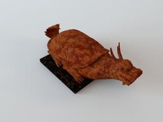 大理石乌龟C4D模型