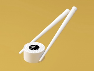 筷子C4D模型