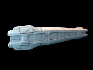 飞船部件C4D模型