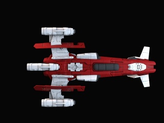太空飞船C4D模型