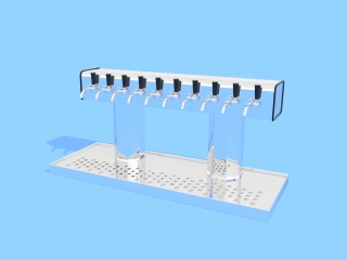 酒水用品C4D模型