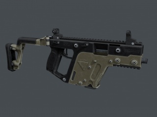 现代武器枪支C4D模型