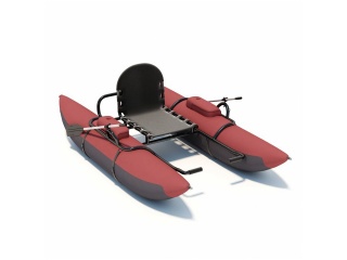 游乐设备皮艇C4D模型