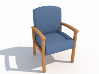 简单椅子C4D模型