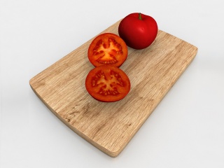 现代蔬菜西红柿C4D模型