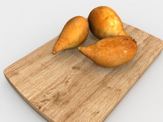 蔬菜蜜薯C4D模型