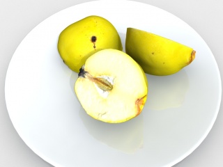 水果黄梨C4D模型