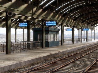 火车站C4D模型