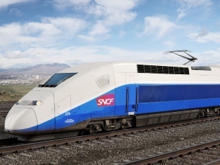 高速列车C4D模型
