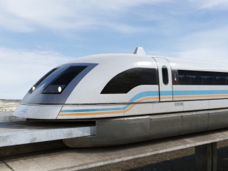 高速列车C4D模型
