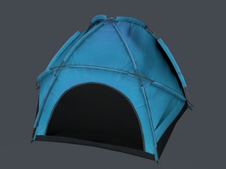 户外帐篷C4D模型