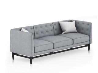 现代风格休闲沙发C4D模型
