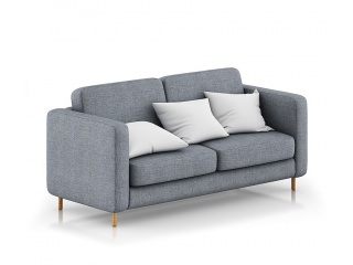 现代风格休闲沙发C4D模型