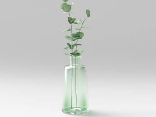 现代家居摆设花瓶C4D模型