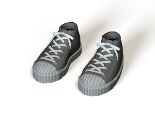 鞋子C4D模型