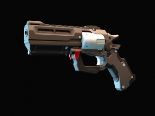 现代枪械冲锋枪C4D模型