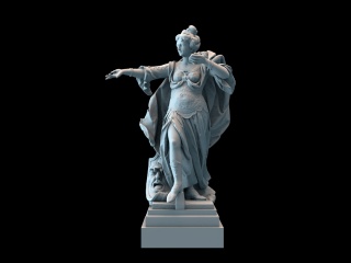 大理石雕像C4D模型