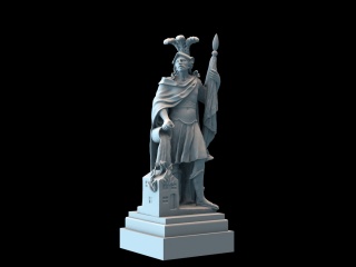 大理石雕像C4D模型