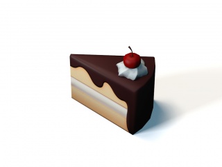 现代风格蛋糕C4D模型