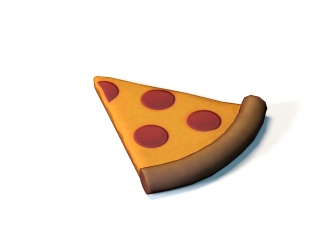 现代美食披萨C4D模型
