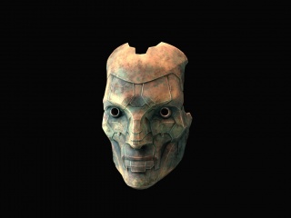 恐怖面具C4D模型