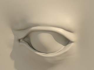怪兽眼球C4D模型