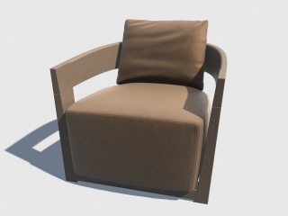 现代家居休闲沙发C4D模型