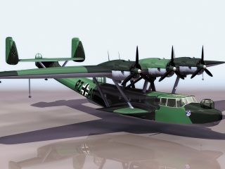 大型战斗机C4D模型