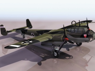 大型战斗机C4D模型