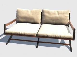 现代休闲沙发C4D模型