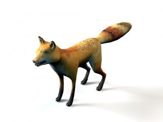 小狐狸C4D模型