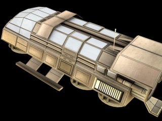 火星基地探测器C4D模型
