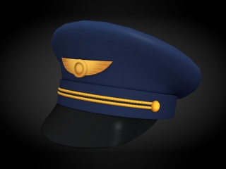 现代服装配饰礼帽C4D模型