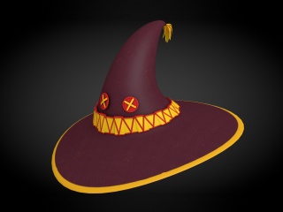 现代服装配饰巫师帽子C4D模型