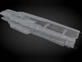 宇宙飞船零件C4D模型