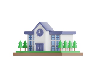 房地产立体图标C4D模型