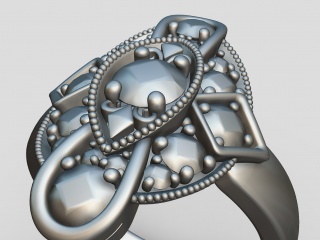 金属戒指首饰C4D模型