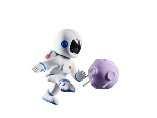 宇航员机器人C4D模型