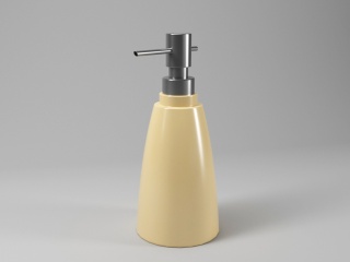 美容化妆品洗手液瓶子（白模）C4D模型