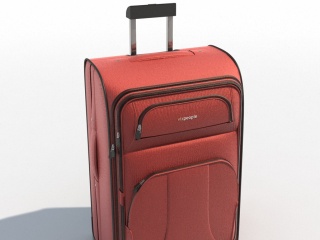 行李箱旅行箱拉杆箱C4D模型