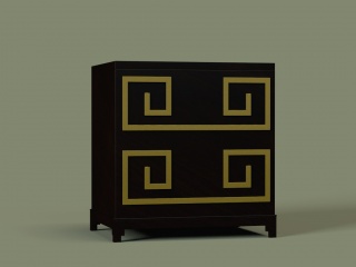 现代家具装饰柜衣柜C4D模型